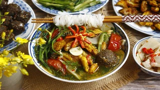 Độc đáo món ăn dân dã canh cá Quỳnh Côi