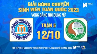 Trực tiếp Nữ ĐH Thương mại - Nữ ĐH Tài nguyên & Môi trường Giải bóng chuyền SV Toàn quốc 2023 (P2)