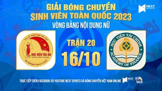 Trực tiếp Nữ Học viện Tòa án - Nữ Học viện Tài chính Giải bóng chuyền SV Toàn quốc 2023 (P2)