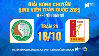 Trực tiếp Nữ ĐH TN & MT - Nữ ĐH Bách Khoa Hà Nội Tứ kết Giải bóng chuyền SV Toàn quốc 2023 (P2)