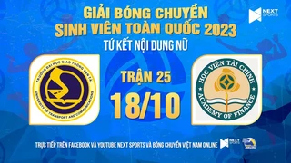 Trực tiếp Nữ ĐH Giao thông Vận tải - Nữ HV Tài chính Tứ kết Giải bóng chuyền SV Toàn quốc 2023 (P1)