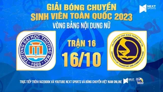 Trực tiếp Nữ ĐH Thương mại - Nữ ĐH Giao thông Vận tải Giải bóng chuyền SV Toàn quốc 2023 (P2)