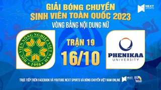 Trực tiếp Nữ Học viện Nông nghiệp - Nữ ĐH Phenikaa Giải bóng chuyền SV Toàn quốc 2023 (P2)