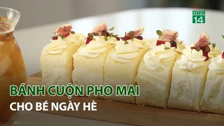 Bánh cuộn Pho Mai cho Bé ngày Hè