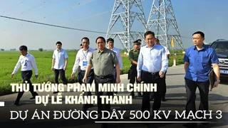 Thủ tướng Phạm Minh Chính dự Lễ khánh thành dự án đường dây 500 kV mạch 3 Quảng Trạch – Phố Nối