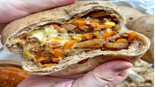 Bánh Bao nguyên Cám nhân Nấm Phô Mai