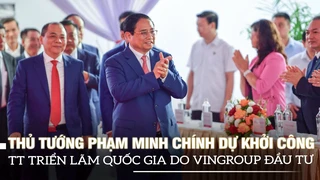 Thủ tướng Phạm Minh Chính dự khởi công TT Triển lãm Quốc gia do Vingroup đầu tư | VOVTV