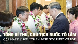 Tổng Bí thư, Chủ tịch nước Tô Lâm gặp mặt đại biểu "Tham mưu giỏi, phục vụ tốt" | VOVTV