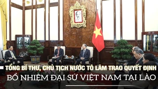 Tổng Bí thư, Chủ tịch nước Tô Lâm trao Quyết định bổ nhiệm Đại sứ Việt Nam tại Lào | VOVTV