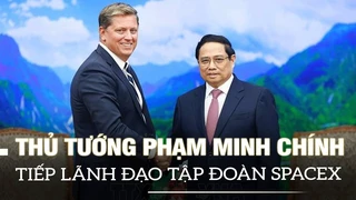 Thủ tướng Phạm Minh Chính tiếp Lãnh đạo Tập đoàn SpaceX | VOVTV