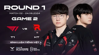 [24.08.2024] T1 vs KT | Game 2 | Playoffs R1 | LCK Mùa Hè 2024