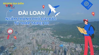 Ngắm thành phố Đài Bắc từ tháp Taipei 101