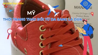 Thời trang thay đổi từ da sang lá dừa