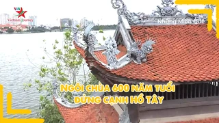 Ngôi chùa 600 năm tuổi đứng cạnh Hồ Tây
