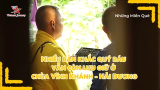 Nhiều bản khắc quý báu vẫn còn lưu giữ ở chùa Vĩnh Khánh - Hải Dương