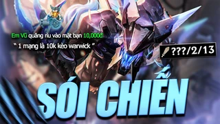 viewer:"chơi warwick ăn 1 mạng là 10k?" hà tiều phu gật đầu pick warwick khiên thái dương và cái kết