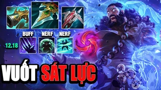 udyr max Q dame to khủng bố !? bùng nổ với udyr sát lực đi rừng siêu sát thương 12.18 | hà tiều phu