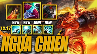 vua tốc độ hecarim đã trở lại meta nhờ đợt buff bản 12.17 với hecarim nguyệt đao rừng cực dị !