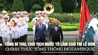 Tổng Bí thư, Chủ tịch nước Tô Lâm chủ trì lễ đón chính thức Tổng thống Mozambique | VOVTV