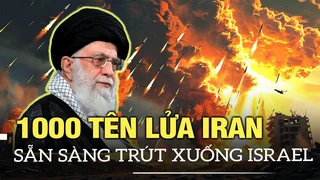 1000 tên lửa Iran sẵn sàng trút xuống Israel