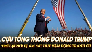 Cựu Tổng thống Donald Trump trở lại nơi bị ám sát hụt vận động tranh cử |VOVTV