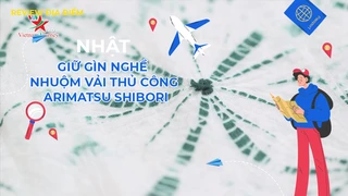 Giữ gìn nghề nhuộm vải thủ công Arimatsu Shibori