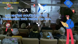 Hội những người cao tuổi trình diễn thời trang tại Nga