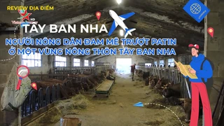 Người nông dân đam mê trượt patin ở một vùng nông thôn Tây Ban Nha