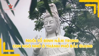 Ngôi tổ đình nằm trong con ngõ nhỏ ở thành phố Bắc Giang