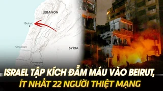 Israel tập kích đẫm máu vào Beirut, ít nhất 22 người thiệt mạng | VOVTV
