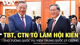 Tổng Bí thư, Chủ tịch nước Tô Lâm hội kiến Thủ tướng Quốc vụ viện Trung Quốc Lý Cường