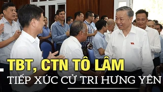 Tổng Bí thư, Chủ tịch nước Tô Lâm tiếp xúc cử tri Hưng Yên
