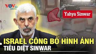 Israel công bố hình ảnh tiêu diệt Sinwar, kêu gọi Hamas đầu hàng