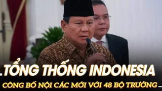 Tổng thống Indonesia công bố nội các mới với 48 bộ trưởng |VOVTV