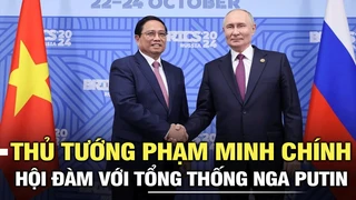 Thủ tướng Phạm Minh Chính hội đàm với Tổng thống Nga Putin