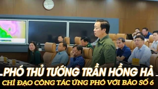 Phó thủ tướng Trần Hồng Hà chỉ đạo công tác ứng phó với bão số 6