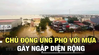 Quảng Bình chủ động ứng phó với mưa gây ngập diện rộng
