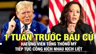 1 tuần trước bầu cử, hai ứng viên Tổng thống Mỹ tiếp tục công kích nhau kịch liệt