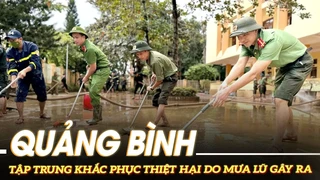 Quảng Bình tập trung khắc phục thiệt hại do mưa lũ gây ra