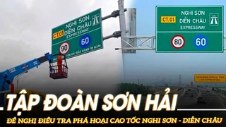 Tập Đoàn Sơn Hải đề nghị điều tra hành vi phá hoại trên tuyến cao tốc Nghi Sơn - Diễn Châu