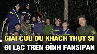 Giải cứu du khách Thụy Sĩ đi lạc trên đỉnh Fansipan