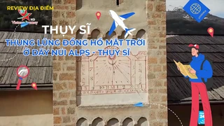 Thung lũng đồng hồ mặt trời ở dãy núi Alps - Thụy Sĩ