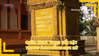 Chùa Nery Vone nổi bật trong ánh nắng rực rỡ