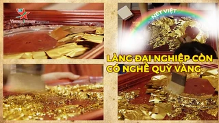 Làng Đại Nghiệp còn có nghề quỳ vàng