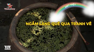 Ngắm làng quê qua tranh vẽ
