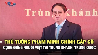 Thủ tướng Phạm Minh Chính gặp gỡ cộng đồng người Việt tại Trùng Khánh, Trung Quốc