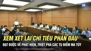 Xem xét lại chỉ tiêu phấn đấu đạt được về phát hiện, triệt phá các tụ điểm ma túy