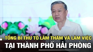 Tổng Bí thư Tô Lâm thăm và làm việc tại Thành phố Hải Phòng