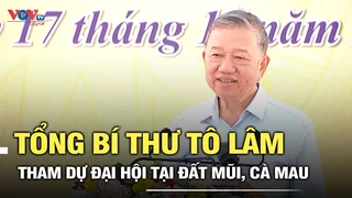 Tổng Bí thư Tô Lâm làm việc với tỉnh ủy Cà Mau