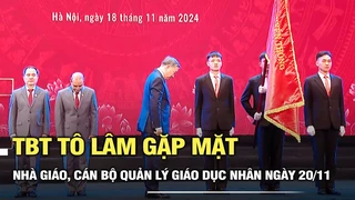 Tổng Bí thư Tô Lâm gặp mặt nhà giáo, cán bộ quản lý giáo dục nhân ngày 20/11